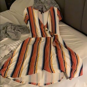 Multicolored dress, soft comfortable fabric